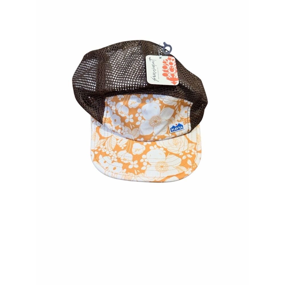 Free People X Kavu Gold Bloom Women's One Size Mesh Trucker Hat